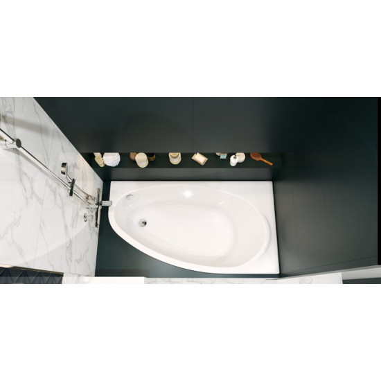 Акриловая ванна Roca Corfu 160x90 правая