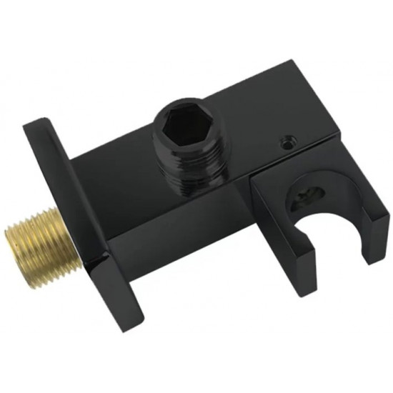 Держатель для душа с подводом воды Vincea VSC-41MB черный матовый