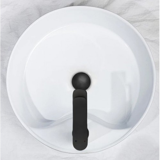 Донный клапан для умывальника Calani черный матовый