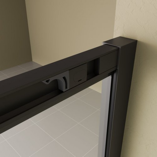 Душевой уголок Benetto BEN_903_BL_C 100x80 стекла прозрачные, профиль черный Душевой уголок Benetto BEN_903_BL_C 100x80 стекла прозрачные, профиль черный