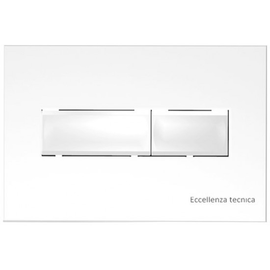 Инсталляция Eccellenza Tecnica 152.4.501.8088 с белой кнопкой 152.7.320.088 и унитазом Idevit Halley Rimless с сиденьем Ultra SETK3204-2616-001-1-6