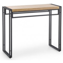 Консоль HALMAR BOLIVAR KN-1 V-CH-BOLIVAR-KN1 90x35x76 дуб золотой/черный