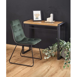 Консоль HALMAR BOLIVAR KN-1 V-CH-BOLIVAR-KN1 90x35x76 дуб золотой/черный