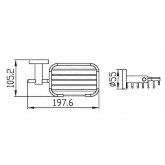 Мыльница Kaiser Сlassic KH-2004 хром Мыльница Kaiser Сlassic KH-2004 хром