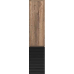 Пенал Brevita Dakota-35 левый черный/темное дерево