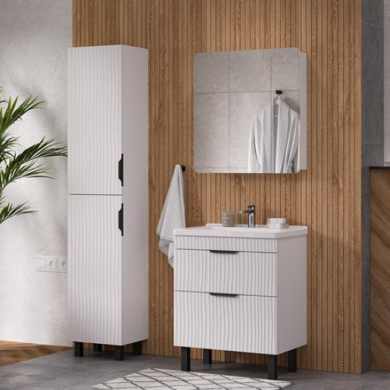 Пенал напольный Volna Lotty 40x32,5 белый