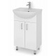 Тумба напольная Какса Лайт 50 под умывальник Элеганс 50 белая