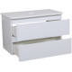 Тумба подвесная Аква-Родос Акцент 100 со столешницей 100 белый
