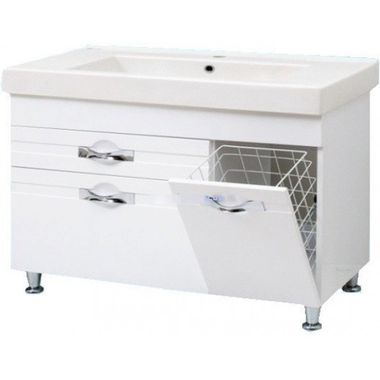 Тумба с умывальником Юввис Delfi 100 Т-8 К Д Тумба с умывальником Юввис Delfi 100 Т-8 К Д