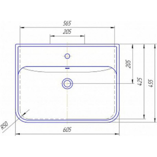 Умывальник Kirovit Олимпия 60