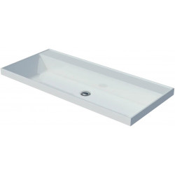 Умывальник Madera Classica 100x45 без отверстия под смеситель, белый