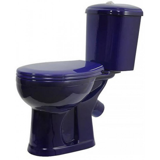 Унитаз-компакт Оскольская керамика Дора синий