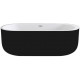 Ванна акриловая Black&White Black Swan SB109 Black 170x80 белый глянец/черный