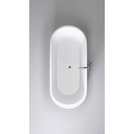 Ванна акриловая Black&White Black Swan SB109 Black 170x80 белый глянец/черный