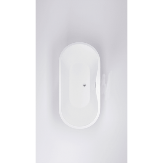 Ванна акриловая Black&White Swan SB111 180x75 белый глянец