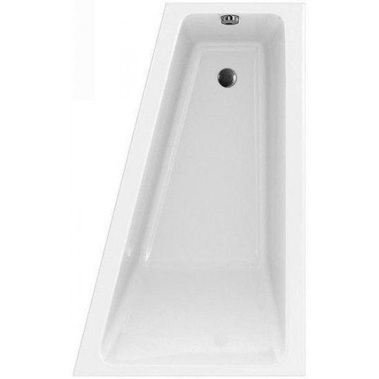Ванна акриловая Cersanit Crea 160x100 / P-WA-CREA160-RNL (без ножек) правая
