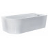 Ванна акриловая Esbano Afina L 170x80 отдельностоящая, белая