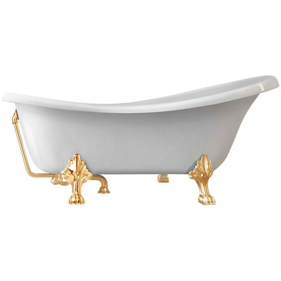 Ванна из искусственного камня Белюкс Ладья ВЛА 160x75 белый Ванна из искусственного камня Белюкс Ладья ВЛА 160x75 белый