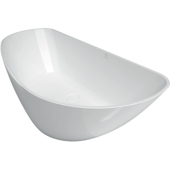 Ванна из литьевого мрамора Fjordd Fjord 170x80 белый глянец