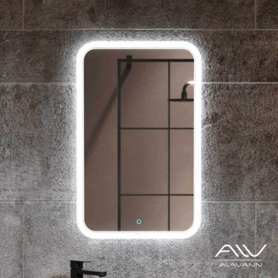 Зеркало Alavann Anna 50 с LED-подсветкой и сенсорным выключателем