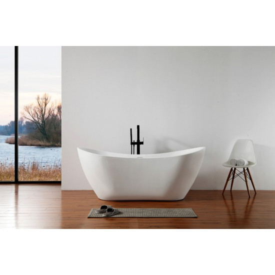 Акриловая ванна Abber AB9322 180x80 белая