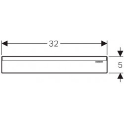 Декоративная накладка для трапа Geberit 154.335.21.1