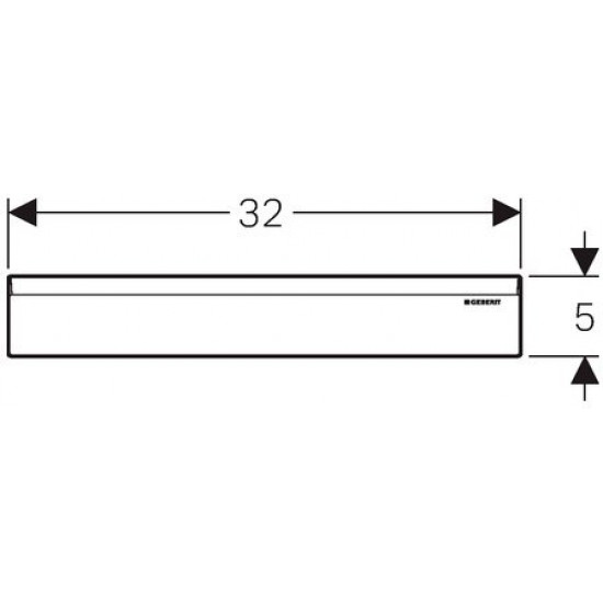 Декоративная накладка для трапа Geberit 154.335.21.1