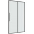 Душевая дверь Niagara NG-34-12AGR 120x195 стекла прозрачные, профиль графит