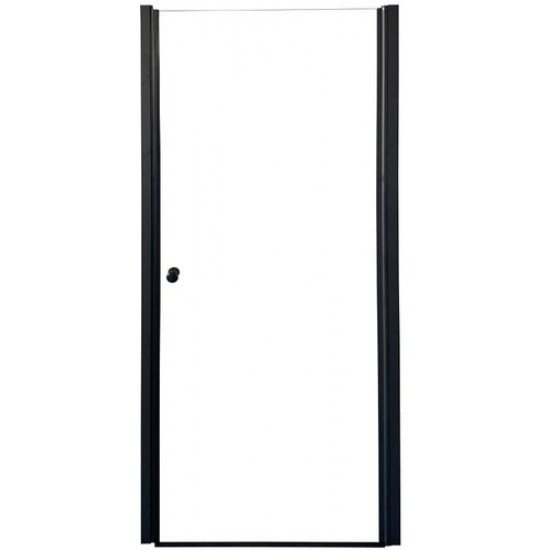 Душевая дверь Parly DE80B 80x185 стекла прозрачные / профиль черный