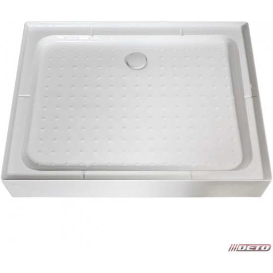 Душевая кабина Deto D119SEL 110x90 с электрикой, стекла матовые, профиль хром