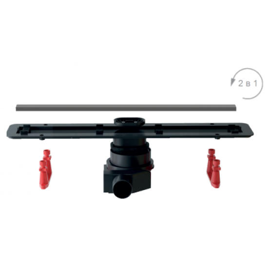 Душевой лоток Pestan Confluo Frameless Line 850 Matte Black 13701322 с решеткой Душевой лоток Pestan Confluo Frameless Line 850 Matte Black 13701322 с решеткой