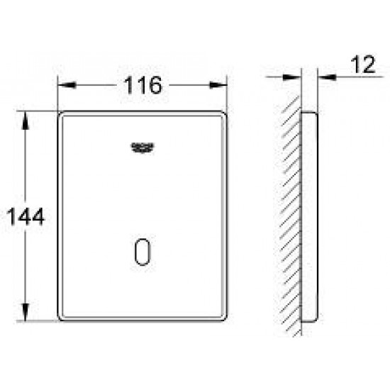 Инфракрасная-электроника для писсуара Grohe Tectron 37324 SD1 Инфракрасная-электроника для писсуара Grohe Tectron 37324 SD1