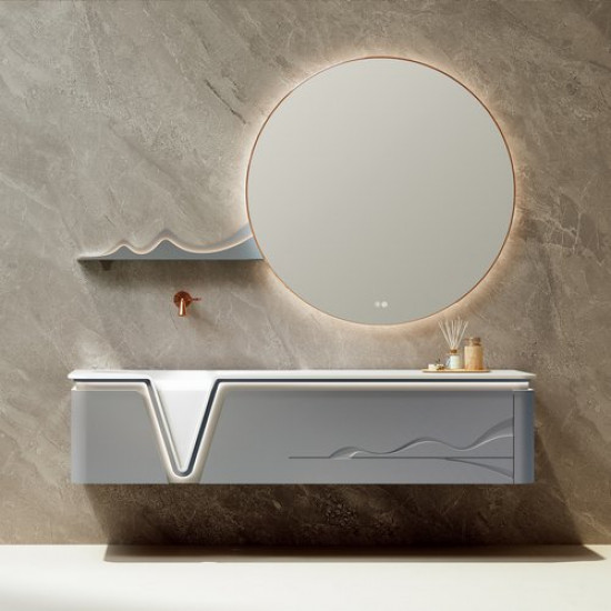 Комплект мебели Black&White Gravity V-2400 с подсветкой