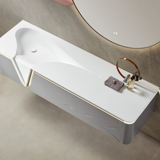 Комплект мебели Black&White Gravity V-2400 с подсветкой