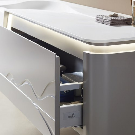 Комплект мебели Black&White Gravity V-2400 с подсветкой