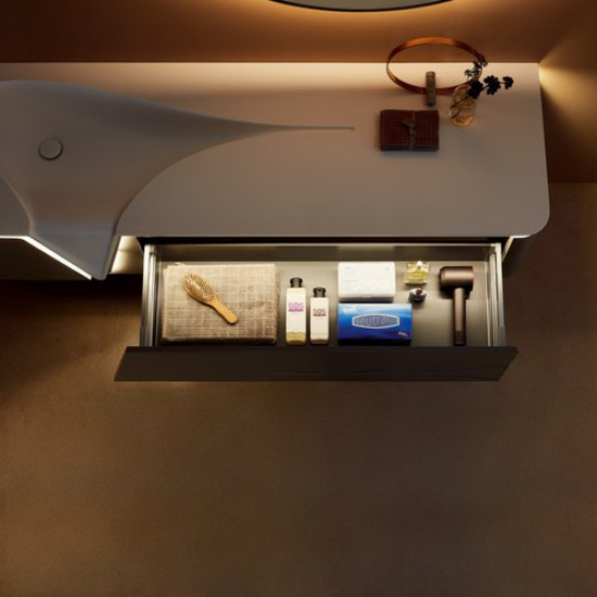 Комплект мебели Black&White Gravity V-2400 с подсветкой