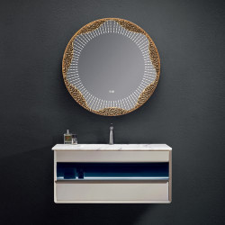 Комплект мебели Black&White Gravity V-2433 с подсветкой