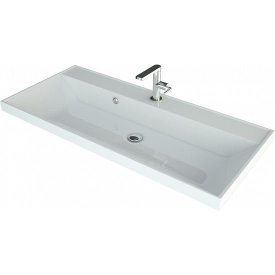 Умывальник Andrea Classic 1000 100,2x45 белый