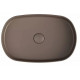 Умывальник накладной Isvea Infinity 55x36 коричневый матовый