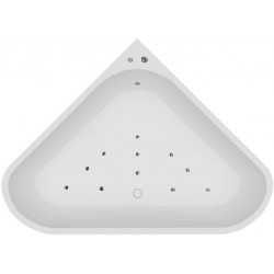 Ванна аэромассажная Abber AB9446EMW 150x150 белый матовый