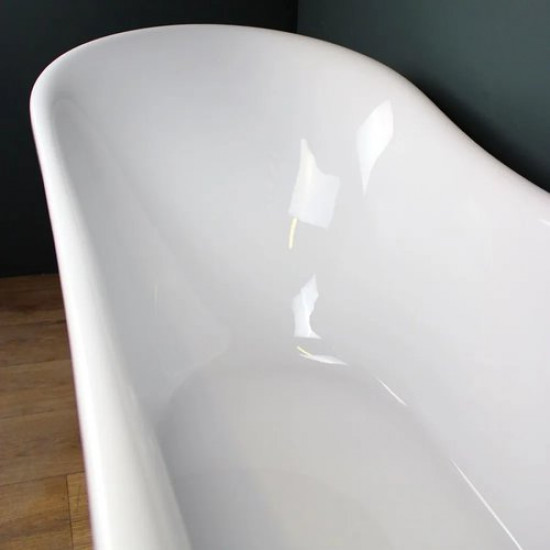 Ванна акриловая Teymi Iva 162x69 серая матовая