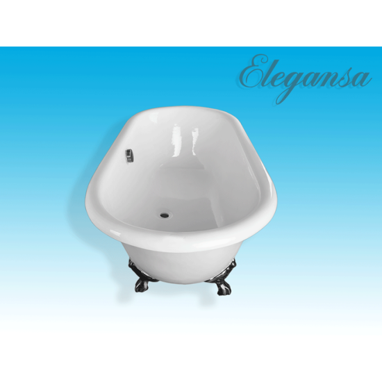 Ванна чугунная Elegansa Gretta Chrome 170x75