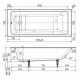 Ванна чугунная Wotte Line 170x70