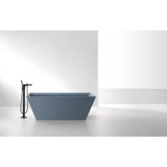 Ванна из искусственного камня Abber Berlin AM9912G 170x75 серая