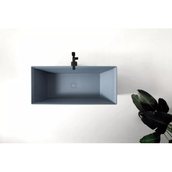 Ванна из искусственного камня Abber Berlin AM9912G 170x75 серая