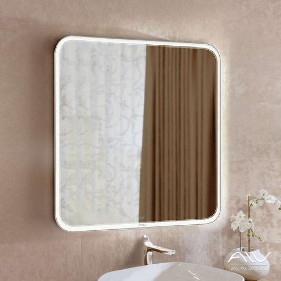 Зеркало Alavann Anna 90 с LED-подсветкой и сенсорным выключателем