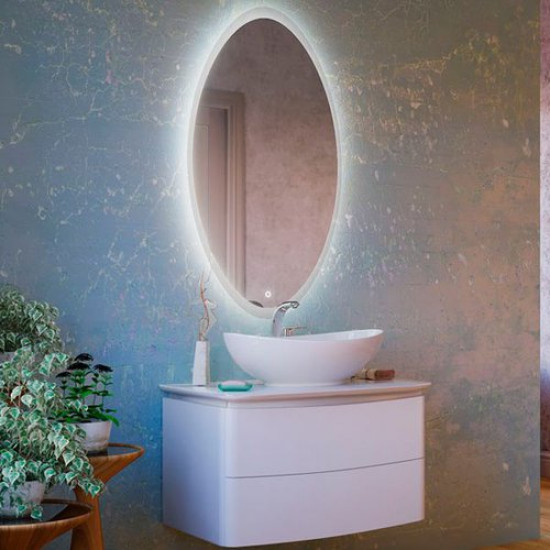 Зеркало Raval Moon 60 Moo.02.60/W 58,4x104,5 сенсорное с подсветкой