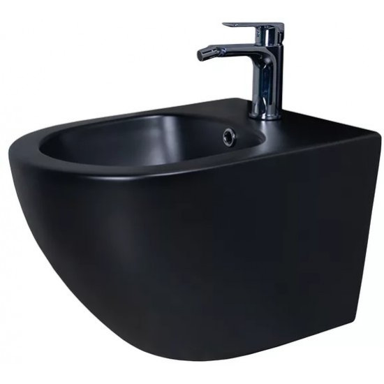 Биде подвесное GID BDP-96BM 37x48 черный матовый
