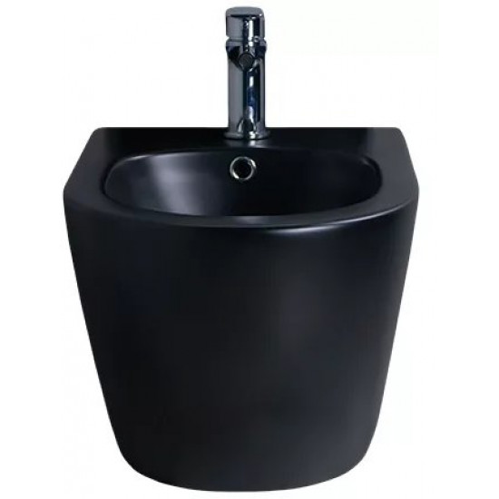 Биде подвесное GID BDP-96BM 37x48 черный матовый