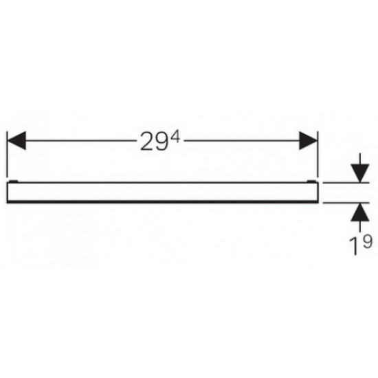 Декоративная накладка для душевого элемента Geberit 154.338.00.1 Декоративная накладка для душевого элемента Geberit 154.338.00.1